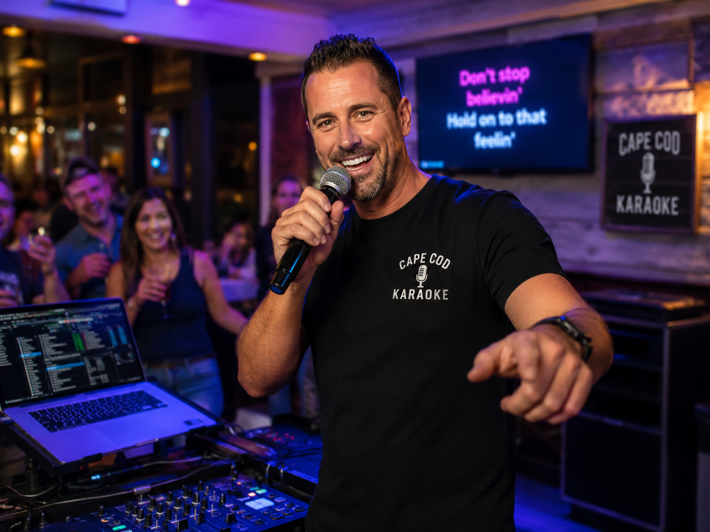 An image of a karaoke host featured listing